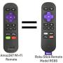 Amaz247 Wi-Fi Remote for Roku Streaming Stick (3500r, 3500rw, 3600, 3800, 3810), Roku 3 (4200r), Roku 2 (2720r),Roku Ultra, Roku Premiere, Roku Express (3900X), Roku Express+