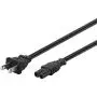 Monoprice AC Power Cord Cable - 3 Feet Without Polarized | 18AWG, 10A (NEMA 1-15P to IEC-320-C7) Black Monoprice AC Power Cord Cable - 3 Feet Without Polarized | 18AWG, 10A (NEMA 1-15P to IEC-320-C7) Black