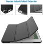 JETech Case for iPad Air 2 (Not for iPad Air 1st Edition), Smart Cover Auto Wake/Sleep, Black