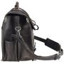 Polare Mens Full Grain Leather 16 Briefcase Shoulder Messenger Bag Fit 15.6 Laptop