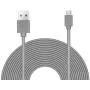 25ft Power Extension Cable Compatible with Blink Mini, Wyze, Playstation, Yi Dome, Home Camera - Charcoal