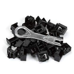 Black Box Secure RJ45 Port Lock - Black, 25-Pack