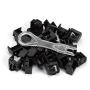 Black Box Secure RJ45 Port Lock - Black, 25-Pack