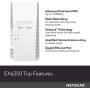 NETGEAR WiFi Mesh Range Extender EX6250 - Coverage up to 2000 sq.ft. and 32 devices with AC1750 Dual Band Wireless Signal Booster & Repeater (up to 1750Mbps speed), plus Mesh Smart Roaming NETGEAR WiFi Mesh Range Extender EX6250 - Coverage up to 2000 sq.ft. and 32 devices with AC1750 Dual Band Wireless Signal Booster & Repeater (up to 1750Mbps speed), plus Mesh Smart Roaming