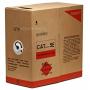Monoprice 1000FT 24AWG Cat5e 350MHz UTP Solid, Riser Rated (CMR), Bulk Ethernet Bare Copper Cable - Black