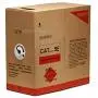 Monoprice 1000FT 24AWG Cat5e 350MHz UTP Solid, Riser Rated (CMR), Bulk Ethernet Bare Copper Cable - Black