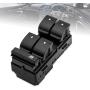 CIIHON Front Driver Side Master Power Window Switch for Silverado GMC Sierra 1500 2500HD 3500HD Yukon Traverse HHR Buick Enclave Replace # 20945129 25789692 25951963 D1954F (Black)