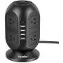 Power Strip Tower Keedox Surge Protector 8 Outlet 4 USB Ports Electric Charging Station, Multi Plug Outlet Tower with 10Ft Long Extension Cord