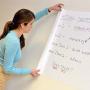 Wizard Wall Instant Whiteboard Refill, Repositionable Dry Erase Surface, 30” x 50 Roll