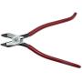 Klein Tools D201-7CSTA Linesman Pliers, Side Cutters with Spring Loaded Action, Ironworker Pliers have Aggressive Knurl and Tempered Handles