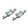 TEN-HIGH Linear Rail, 2pcs CNC Parts MR9 MGN9 Miniature Linear Guide Rail Way Slide 120mm+2pcs MGN9C Slider Miniature Linear Motion Guide Way