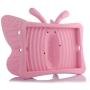 iPad case for Kids, Feitenn 3D Cartoon Butterfly Non-Toxic EVA Light Weight Kid Proof Shockproof case with Kickstand for ipad 5/ ipad 6 /ipad pro 9.7/ New iPad 2017 case ( Pink)