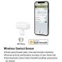 Eve Door & Window - Apple HomeKit Smart Home Wireless Contact Sensor for Windows & Doors, Automatically Trigger Accessories & Scenes, App Notifications, Bluetooth, Thread