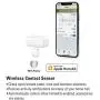 Eve Door & Window - Apple HomeKit Smart Home Wireless Contact Sensor for Windows & Doors, Automatically Trigger Accessories & Scenes, App Notifications, Bluetooth, Thread