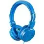 POWMEE M1 Kids Headphones Wired Headphone for Kids,Foldable Adjustable Stereo Tangle-Free,3.5MM Jack Wire Cord On-Ear Headphone for Children (Azure)