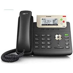 Yealink T23G IP Phone, 3 Lines. 2.8-Inch Graphical LCD. Dual-Port 10/100 Ethernet, 802.3af PoE, Power Adapter Not Included (SIP-T23G)