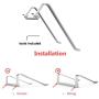 SKYZONAL Laptop Stand Aluminum Ventilated Stand Ergonomic Riser (Silver)