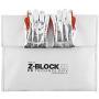 Newtex Z-Block Electronics 18 x 24 Fire Containment Bag Kit; Includes X20 High Temperature Aluminized Leather Gloves and Z-SIL Silica Fire Barrier Blanket, Made in The USA