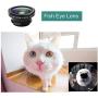 Phone Lens,by Ailun,3 in 1 Clip On 180 Degree Fish Eye Lens+0.65X Wide Angle+10X Macro Lens,Universal HD Camera Lens Kit for Mobile Phone,Cellphone,Smart Phone