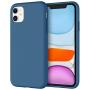 JETech Silicone Case for iPhone 11 (2019) 6.1-Inch, Silky-Soft Touch Full-Body Protective Case, Shockproof Cover with Microfiber Lining, Blue Cobalt