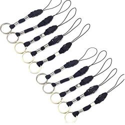 YOUOWO 10 pcs Nylon Lanyards for USB Flash Drive Cell Phone Key ipod mp3 mp4 ID card badge and other Small Electronic Devices Can disassemble Phone Charms detachable lanyard (10 PACK)