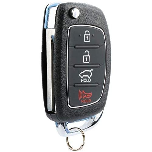 Flip Key fits 2013-2015 Hyundai Santa Fe Keyless Entry Remote Fob (95430-4Z100, TQ8-RKE-3F04)