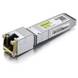 10GBase-T SFP+ Transceiver, 10G T, 10G Copper, RJ-45 SFP+ CAT.6a, up to 30 Meters, Compatible with Cisco SFP-10G-T-S, Ubiquiti UF-RJ45-10G, Netgear, D-Link, Supermicro, TP-Link, Broadcom and More. …