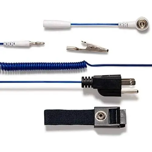 Grounding Cord with Anti Static Wrist Strap for Grounding and Well-Being, Grounding Bracelet Connects You to The Earth, Grounding Wire, Ground Wire, Grounding Strap, Ground Strap, Grounding Bands
