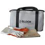 Newtex Z-Block Electronics Fire Containment Bag Kit: Includes X-Large Tote (24'' x 13'' x 5''), High Temperature Aluminized Leather Gloves, and Silica Fire Barrier Blanket, Made in The USA