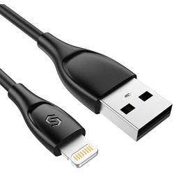 Syncwire iPhone Charger Lightning Cable - 6ft [Apple Mfi Certified] Ultra-Durable Fast Charging & Syncing Apple Charger Cord for iPhone 11 XS Max XR X 8 Plus 7 Plus 6S 6 Plus Se 5, iPad iPod - Black