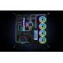 Thermaltake Riing Trio 12 RGB TT Premium Edition 120mm Software Enabled 30 Addressable LED 9 Blades Case/Radiator Fan - 3 Pack - CL-F072-PL12SW-A, Trio RGB