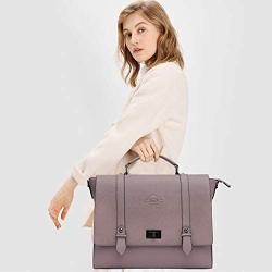 Laptop Briefcase for Women,17 Inch Work Bag Laptop Messenger Bag Spacious Computer Bags for Work Business Travel,purple-17Inch