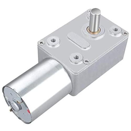 DC 12V Electric Motor Reversible High Torque Turbo Worm Gear Box Reduction Electric Motor(20RPM)