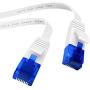 KabelDirekt – 100 feet – Flat Ethernet, Patch & Network Cable (transfers gigabit Internet Speed, 1Gbps, Highly Flexible, Suitable for Permanent Installation, RJ45 Plug, White)