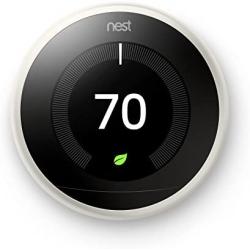 Google Nest Learning Thermostat (3rd Generation) with Nest Temperature Sensor (T5000SF) (White)