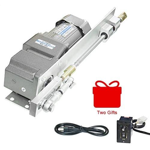 BEMONOC High Torque 120W Linear Actuator AC Electric Motor Speed Controller kits 110V/220V Can be Choosen High Torque Geared Motor Stroke 160mm/6.3inch Low Speed 7.5RPM for Spraying Machine
