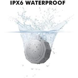 LEZII Portable Mini Bluetooth Speaker, Wireless Speaker with Deep Bass and Stereo Sound, IPX6 Waterproof Small Speaker with 8-Hour Playtime, Built-in Mic, Mini Speaker for Shower Home Travel Party