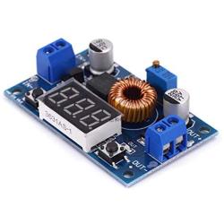SongHe Buck Converter DC to DC 5A 75W Input 4-38V Output 1.25-36V Step-Down Regulator Power Module 36V 24V 12V to 5V 2A Voltage Stabilizer with Red LED Display Voltmeter (3-Pack)