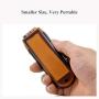 Ancable Folding Hair Brush - Collapsable Pocket Size Brush with Mirror for Family, School, Travel, Car, Gym, Bag, Purse