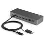 StarTech.com USB-C & USB-A Dock - Hybrid Universal Laptop Docking Station with 100W Power Delivery - Dual Monitor 4K 60Hz HDMI & DisplayPort - 4X USB 3.1 Gen 1 Hub, GbE - Windows & Mac (DK30C2DPEP)