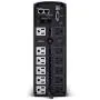 CyberPower CP1500PFCLCD PFC Sinewave UPS System, 1500VA/1000W, 12 Outlets, AVR, Mini Tower Black
