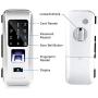Electronic Smart Glass Door Lock Fingerprint Smart Lock Password Door Access Control System Fingerprint/Password/Swipe/Remote Unlock for Home Office (#3)