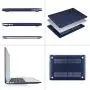 MOSISO Compatible with MacBook Pro 13 inch Case 2016-2020 Release A2338 M1 A2289 A2251 A2159 A1989 A1706 A1708, Plastic Hard Shell Case&Keyboard Cover Skin&Screen Protector&Storage Bag, Navy Blue