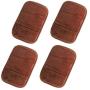 4Pcs Portable Computer Elbow Wrist Pad, AUHOKY 2 Sets Ergonomic Keyboard Wrist Rest Elbow Support Mat for Office Desktop Working Gaming, Memory Foam Relieve Elbow Pain (7.9″×11.8″, Brown)