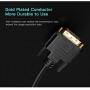DVI Male to HDMI Male Cable, CableCreation 5 Feet Bi-directional HDMI Male to DVI(24+1) Male Cable, Support 1080P for Raspberry Pi, Roku, Xbox One, Laptop, Graphics Card, Blue-ray, Nintendo Switch etc