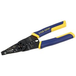 IRWIN VISE-GRIP Wire Stripping Tool / Wire Cutter, 8-Inch (2078309)