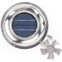 ECO HOUSE Solar Powered Roof Vent Stainless Steel 5-inch Fan Ideal for Roof Attic RV Boats 12 CFM