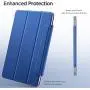ESR Rebound Magnetic Smart Case for iPad Pro 12.9'' 2020/2018, Convenient Magnetic Attachment [Supports Pencil Pairing & Charging] Smart Case Cover Auto Sleep/Wake Trifold Stand Case - Navy Blue