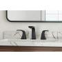 Pfister Karci Matte Black 2-Handle Widespread WaterSense Bathroom Sink Faucet with Drain
