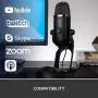 Blue Yeti X Professional Condenser USB Microphone with High-Res Metering, LED Lighting & Blue Voice Effects for Gaming, Streaming & Podcasting On PC & Mac